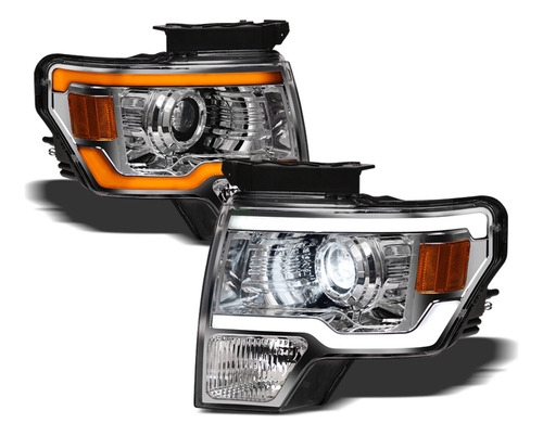 Faros Ford F150 Led Secuenciales 2009 2010 2011 2012 A 2014