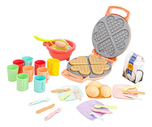 Para Juego De Cocina De Juguete Para Gofres, Máquina Para