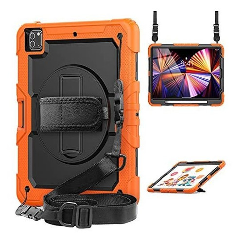 Funda Para iPad Pro De 12,9 Pulgadas, Modelo 2021 5º, Con So