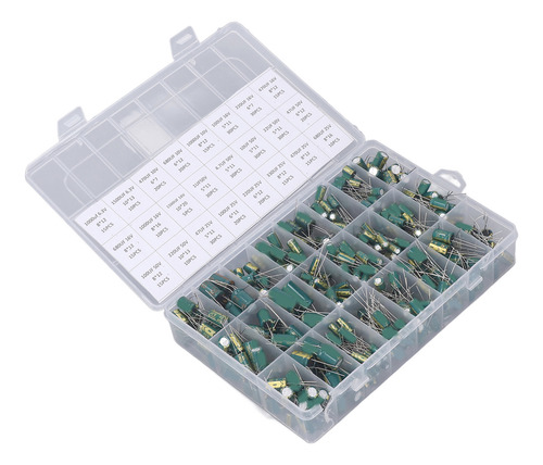 Kit Surtido De Condensadores, 460 Piezas De Aluminio Electro