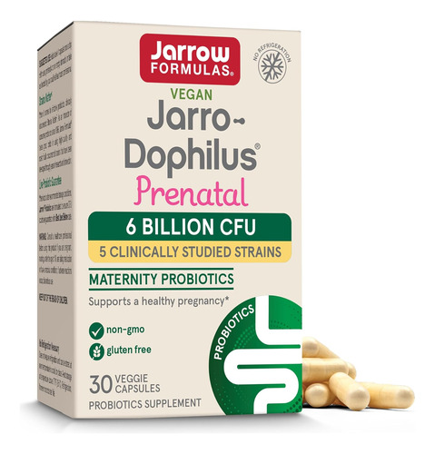 Jarro Dophilus Probiotico Prenatal 6 Billones 30 Cap