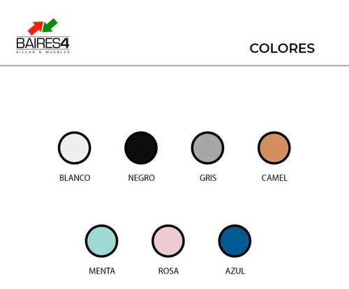 Imagen 6 de 6 de Silla De Comedor Diseño Palta Wood Colors