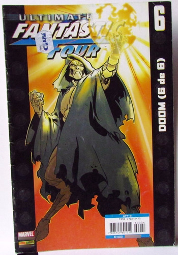 Comic Marvel: Ultimate Fantastic Four, Doom #6. Panini