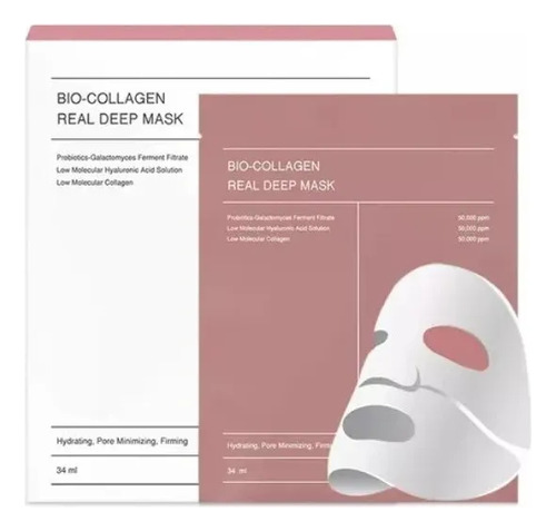 Máscara Profunda Biodance Bio Collagen Real 4 Unidades/caixa