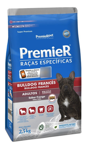 Alimento Para Perros Premier Bulldog Frances Adulto 2.5kg