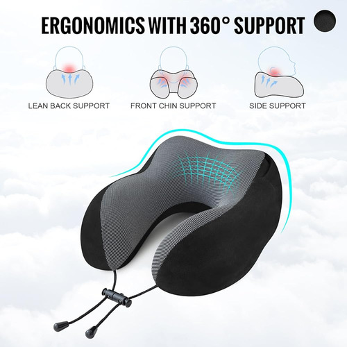 Almohada De Viaje Cirorld, Almohada Para El Cuello Para Viaj