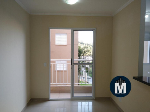 Imagem 1 de 15 de Apartamento Com 2 Dorms, Sacada, Reformado, 1 Vaga, Área Útil: 44m² - Cotia - Cmi09