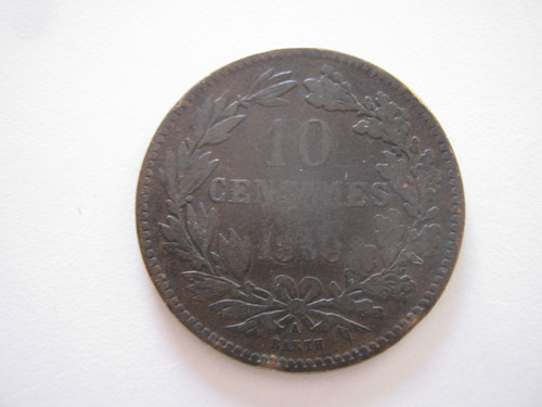 Luxemburgo 10 Centimes 1860  B2