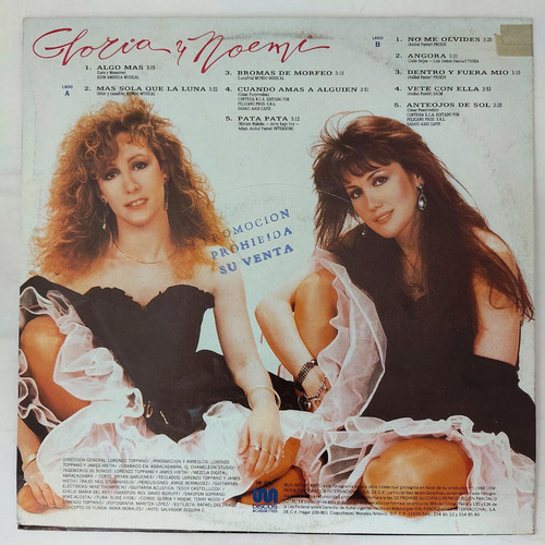 Gloria Y Noemi - Algo Mas Lp