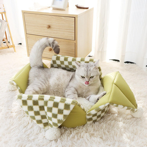 Cama Para Perros Pequeños Y Medianos, Cama Nido De Gato