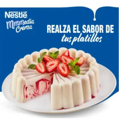 Media Crema Nestlé 16 Pzas De 1 L