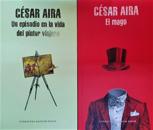 2 Libros Aira El Mago + Episodio Vida Pintor Sudamericana