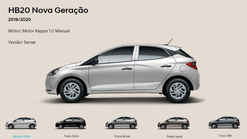 Imagem 3 de 12 de Hyundai- New Hb20 Sense 1.0 Mt/ 21/22