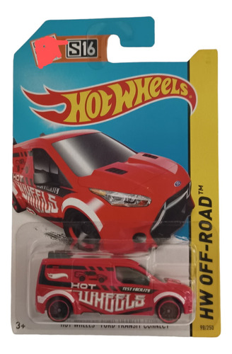 Hot Wheels Ford Transit Connect (rojo) Hw Off-road (mlc02) 