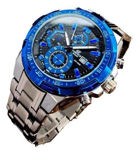 Reloj Hombre Pulso Acero Hora Analoga Funcional + Envio