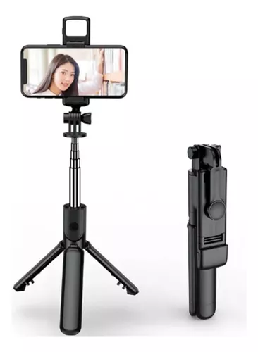 Mini Selfie Stick Led Fill Light Bluetooth Tripode Para Movil Lamp Phone  Stand Portabl Con Luz Palo Extensible Video Stojak - AliExpress