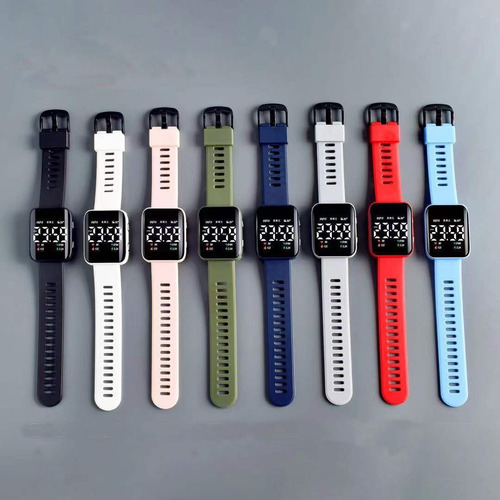 . 20 Piezas Reloj Y7 Reloj Electrónico Led Cuadrado Mayoreo