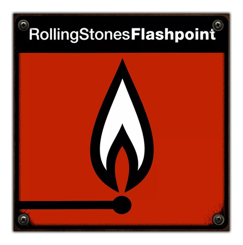 #77 - Cuadro Decorativo Vintage / Rolling Stones Flashpoint
