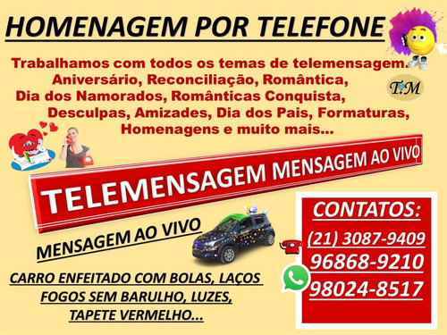 Imagem 1 de 1 de Telemensagem De Aniversário