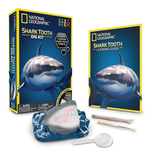 Juego De Ciencia National Geographic Dientes De Tiburon Kit