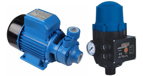 Imagen 1 de 4 de Kit Presion Hogar Bomba 1/2 Hp + Press Control Gtia 2 Años