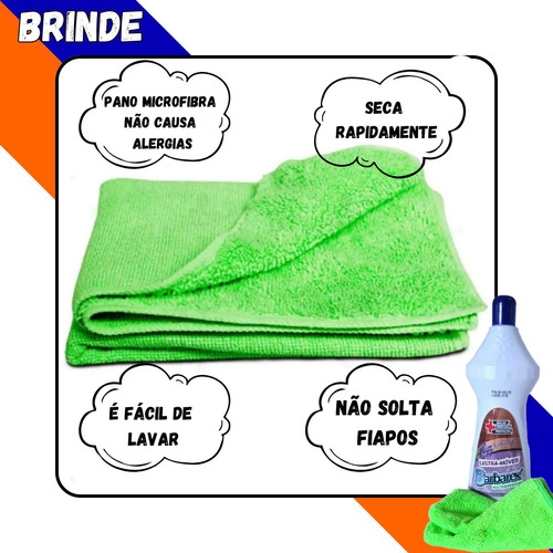 Kit 3 Lustra Moveis Brilho Perfuma Protege + Microfibra