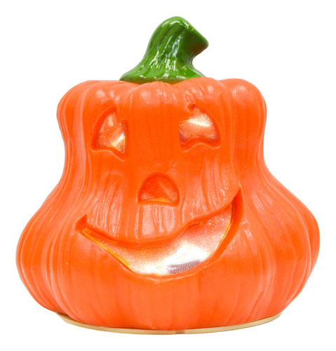 Set Serie Jack O Lantern De 6 Calabazas Halloween C Luz Led