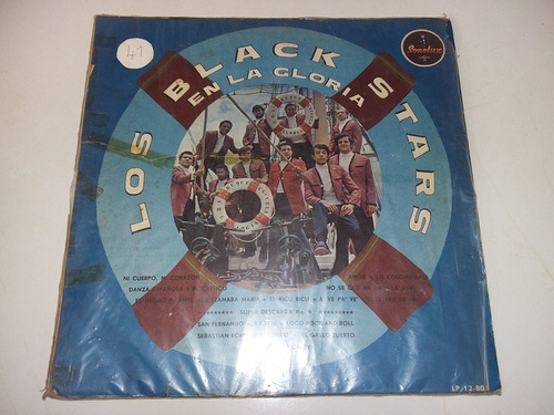 Lp Vinilo Disco Acetato Los Black Star En La Gloria Cumbia