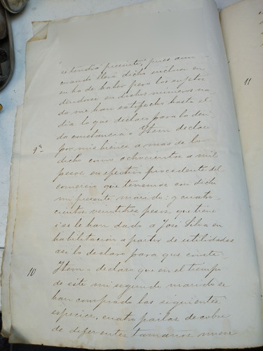 Documentos Antiguo 1833 (Usado)