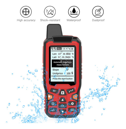 Medidor De Área De Terreno Gps, Portátil, Navegação Usb,