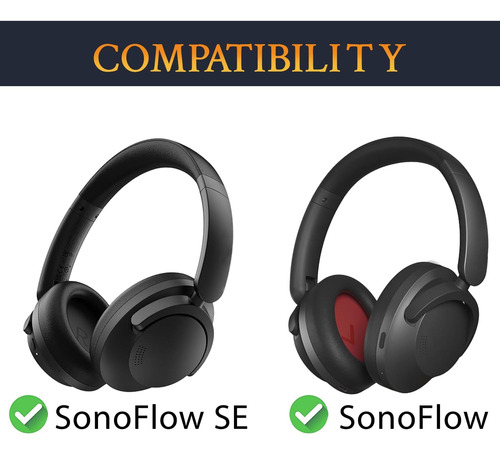 Almohadillas Repuesto Profesionales Para 1more Sonoflow