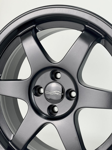 Rodas Aro 17 Tala 7 4x100 Te37 Racing G37 B.a.r 4 Rodas Cor Preta Fosca