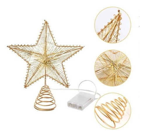 Mc Christmas Star Luz Led Para Árvore De Parede De Mesa De
