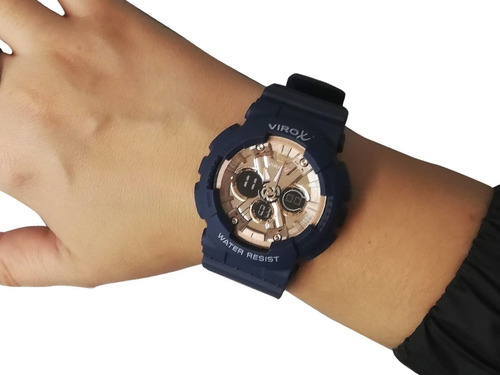 Reloj Doble-hora Virox Deportivo Redondo R013697c