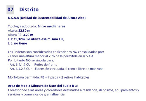 Lote Simple Frente . Usaa . 1.457 M² Vendibles . Acepta Canje X M² . Villa Crespo