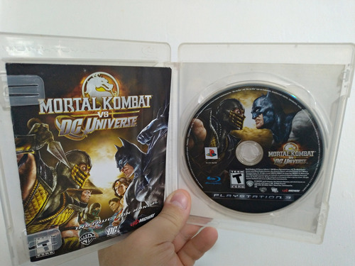 Jogo Ps3 Mortal Kombat Vs Dc Universe Completo Original (Usado)
