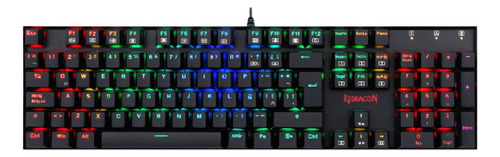 Teclado Gamer Redragon Mitra K551 Rgb Switch Red