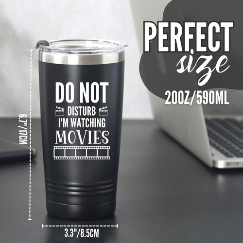 Regalos Para Amantes Del Cine, Vaso Aislado De Viaje De 20 O