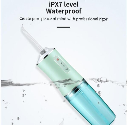 Irrigador Oral Recargable Impermeable Agua Flossers