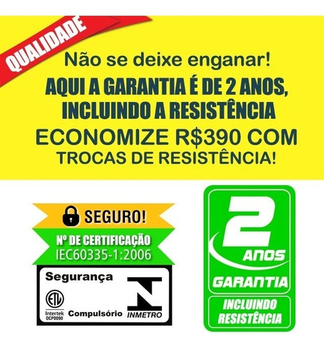Aquecedor Manual Para Piscinas Até 40 Mil Litros 10kw