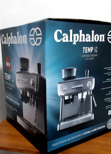 Cafetera Calphalon Temp Iq Máquina De Espresso Con Molinillo