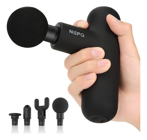 Massage Gun Nepq Sk6 Mini Portable Deep Tissue Gray