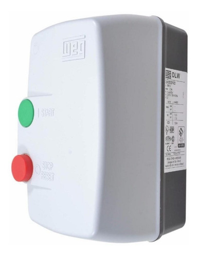 Imagen 2 de 8 de Arrancador Hidrolavadora 5 Hp Proteccion Termica Weg On Off