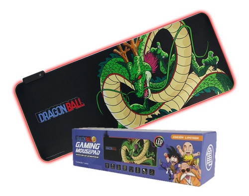 Mouse Pad Gaming Shenlong Dragon Ball Z Luz Led Multicolor