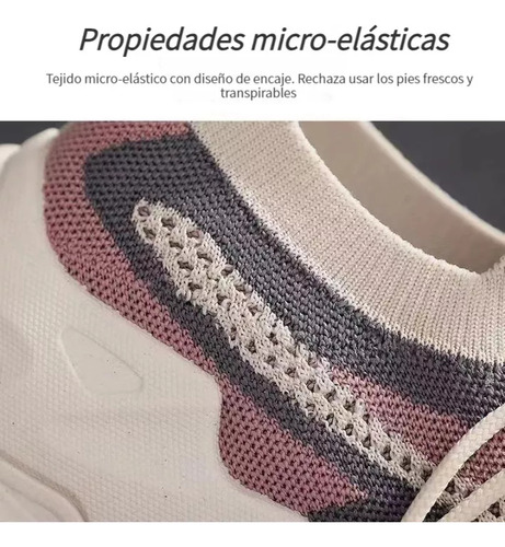 Zapatillas De Tenis Transpirables Color Block Para Mujer