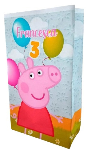 Bolsas Peppa Para Sorpresitas O Souvenirs X10 - K