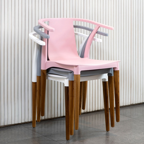 Imagen 2 de 3 de Silla De Comedor Diseño Palta Wood 3 Años De Garantía