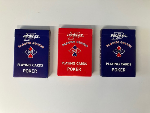 Barajas Profesionales De Póker Bridge People´s Playing Cards