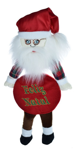 Guirlanda Não Musical - Noel Boneco Papai Noel Feliz Natal