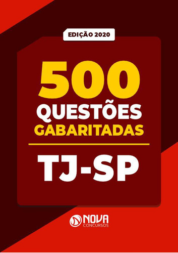 Caderno De Testes Tj Sp - Tribunal De Justiça De São Paulo